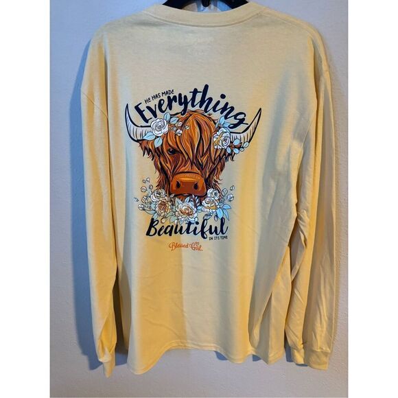 Blessed Girl Long Sleeve Tee Sz Lg - Picture 4 of 5